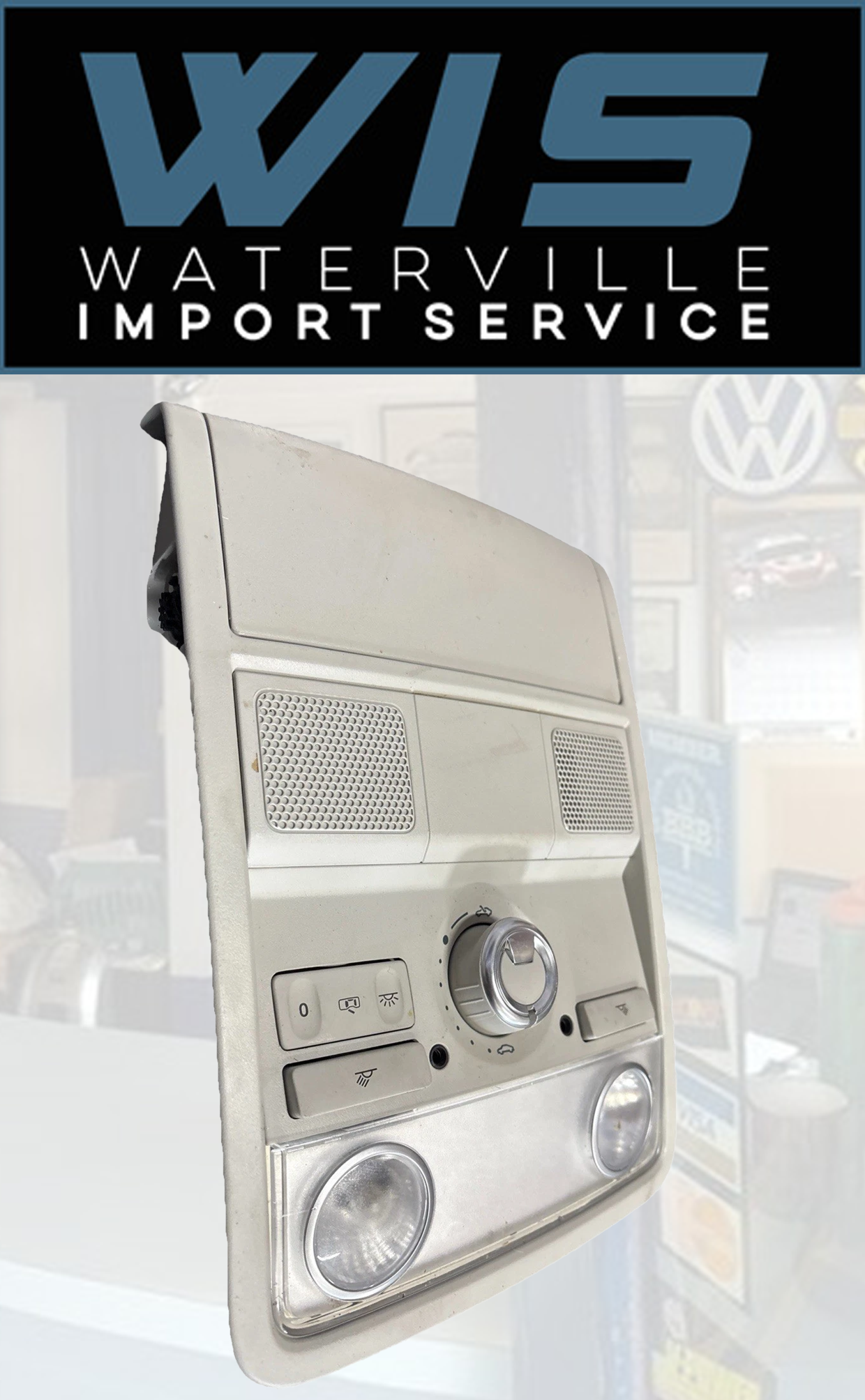 Volkswagen Jetta Sedan 2015–2018 – Overhead Dome Light Roof Console